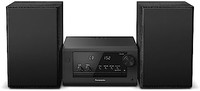 Panasonic 松下 电器 SC-PMX802E-K 高级微型立体声系统（Airplay、蓝牙、DAB+、CD、FM、120 瓦 RMS）黑色