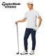 泰勒梅 高尔夫球衣男士夏季短袖高尔夫衬衫 高尔夫夏季服装N92504 白色O