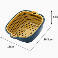 ZIYOUHIKE 自由客 双层家用洗菜盆沥水篮 小号