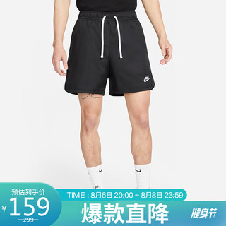 NIKE 耐克 男子运动裤CLUB WVN LND FLOW SHORT短裤DM6830-010黑L