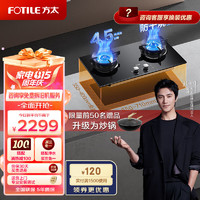 FOTILE 方太 燃气灶（液化气）家用台嵌两用灶具 防干烧 换装不改孔 4.5kW*大火力 02-DA21B