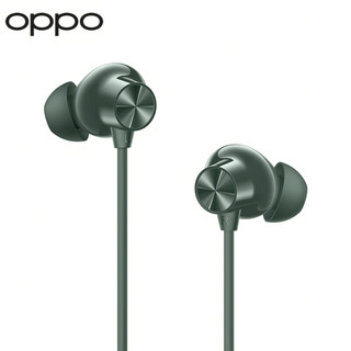 OPPO Enco M33 入耳式颈挂式动圈降噪蓝牙耳机 苍岭绿