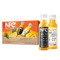 PLUS会员：农夫山泉 100%NFC果汁饮料 300ml*12瓶