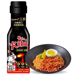 SAMYANG 三养 三養（SAMYANG）辣鸡肉味调味酱 韩国三养超辣火鸡面酱辣椒酱 200g 1号会员店