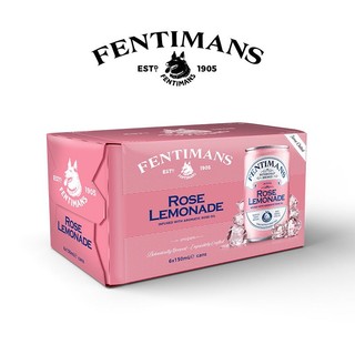 FENTIMANS 临期Fentimans气泡水玫瑰柠檬水姜汁低卡饮料150ml*6瓶进口汤力水