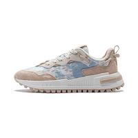 LI-NING 李宁 乘风 2.0 女子休闲运动鞋 AGCT308-3 幻景蓝/鹿皮褐 38