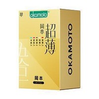 OKAMOTO 冈本 鎏金礼盒 27片（四合一套装*14+skin纯*3+激薄*5）+赠激薄*5