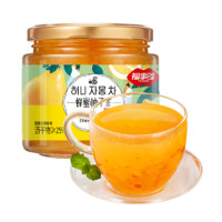 FUSIDO 福事多 包邮福事多蜂蜜柚子茶500g*1瓶泡水喝冲泡饮品韩式水果花茶果酱 1件装