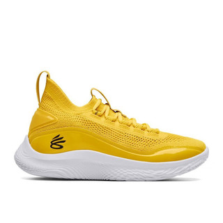 UNDER ARMOUR 安德玛 Curry 8 中性篮球鞋 3024785-700 黄色 40.5