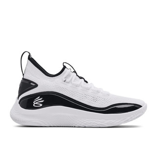 UNDER ARMOUR 安德玛 Curry 8 中性篮球鞋 3024785-111 白色 41