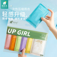 一次性雨衣长款压缩卡片透明便携加厚彩色男女骑行全身防暴雨加长