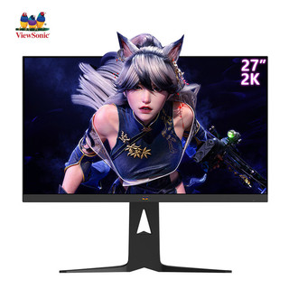 ViewSonic 优派 27英寸 2K IPS 170Hz 快速液晶1ms 10Bit 旋转升降猛擎系列 电竞大屏显示器满血小金刚VX2779