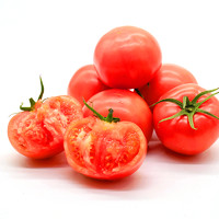 有券的上：GREER 绿行者 桃太郎粉番茄 品牌果 西红柿   桃太郎番茄品牌果 5斤