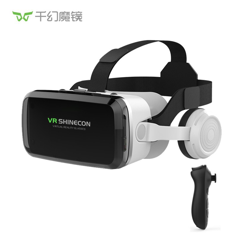 VR Shinecon 千幻魔镜 G04BS十一代vr眼镜智能蓝牙连接 3D眼镜手机VR游戏机