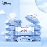Disney 迪士尼 婴儿湿巾手口湿纸巾加大加厚护肤柔湿巾成人湿巾纸松松80抽*5包