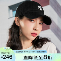 PLUS会员：MLB 中性运动帽 3ACP7701N-50BKS 黑色