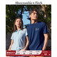 Abercrombie & Fitch 男装女装情侣 美式刺绣纯色宽松短袖T恤 323120-1 蓝色 S (175/92A)