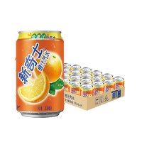 88VIP：sunkist 新奇士 88vip:屈臣氏新奇士橙汁汽水 330ml*24罐整