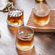 蒂乐森创意玻璃杯可旋转不倒翁设计杯子家用喝茶杯威士忌酒杯 旋转杯1个款式随机