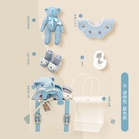 modomoma 新生儿用品婴儿礼盒 迷你复古包·白蓝 0-12个月