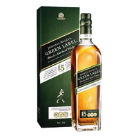 PLUS会员：尊尼获加 绿牌 15年 调和 苏格兰威士忌 43%vol 750ml 单瓶