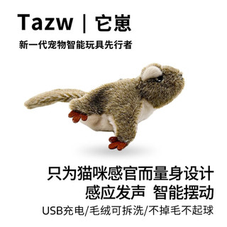 TAZW它崽猫咪玩具自嗨解闷电动小飞鼠逗猫棒智能猫玩具 炫酷电动小飞鼠