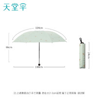 移动端、京东百亿补贴：天堂 晴雨伞  粉绿
