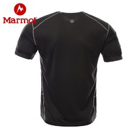 Marmot 土拨鼠 户外夏季防晒UPF50防紫外线透气吸湿排汗男女速干T恤