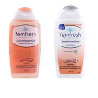 88VIP：femfresh 芳芯 女性清洗液套装（洋甘菊澳版日常款250ml+百合澳洲加强款250ml）