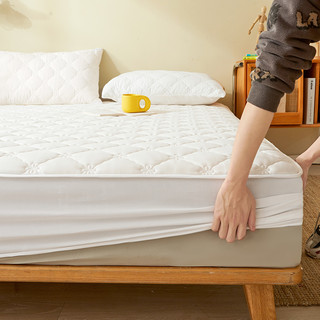 88VIP：GRACE 洁丽雅 88vip:防水隔尿床笠可水洗席梦思保护套床罩防滑固定床褥床笠全包床罩套