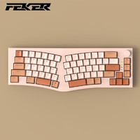 FEKER Alice80 68键 有线机械键盘 粉咖色 汉白玉轴 RGB