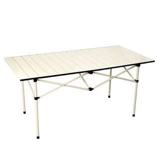北岳 户外折叠桌 方桌53cm 米色（送收纳袋）