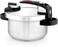 BRA Tekna Olla a Presión Rápida,Acero Inoxidable,灰色,22厘米