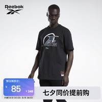 Reebok 锐步 官方新款男子TEE经典艾弗森印花图案短袖T桖HB1192