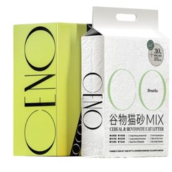 CENO 奇偌 谷物膨润土混合猫砂 2.5kg*6袋+伴侣*2袋