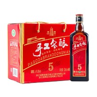 塔牌 五年手工冬酿 半干型花雕酒 500ml*6瓶 整箱装