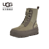 UGG 2023秋季新款男女同款舒适系带圆头马丁靴轮胎休闲靴 1143833
