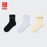 UNIQLO 优衣库 儿童 袜子3双装 453926