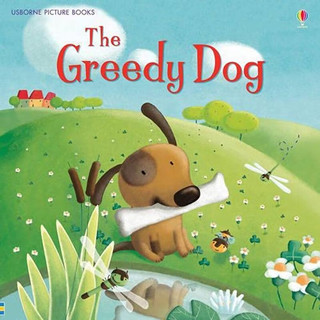 英文 The Greedy Dog 伊索寓言贪婪的狗 儿童睡前绘本阅读