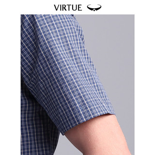 Virtue 富绅 格子纯棉衬衫