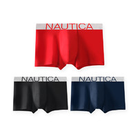 nautica/诺帝卡underwear 男士内裤无感透气棉质内裤3条装