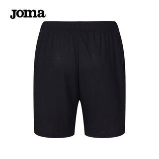 JOMA运动短裤男夏季新款比赛透气运动裤纯色速干裤比赛训练裤运动服饰 黑色-口袋款 XXL