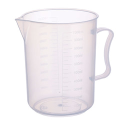 BAIJIE 拜杰 BJ/拜杰塑料带刻度量杯1000ml家用食品烧杯耐高温奶茶店专用量桶