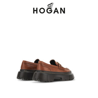 HOGAN H619系列 女士中跟乐福鞋 HXW6480EP20KXT