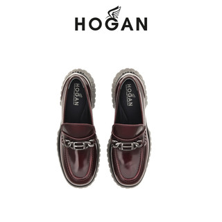 HOGAN H651系列 女士超高跟乐福鞋 GYW6510FE60AKT