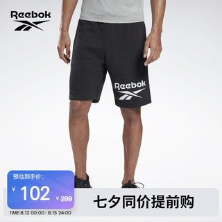 Reebok 锐步 官方夏季男子SHORT室内健身综合训练舒适运动休闲短裤