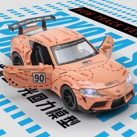 XHD 新豪迪 1:32牛魔王SUPRA合金车模型仿真拉力赛金属赛车涂装赛道版玩具车
