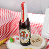 Fruli 芙力 荔枝啤酒 精酿水果味啤酒 330ml*4瓶 比利时进口