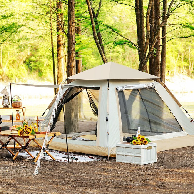探险者 探险君 四角全自动速开带天幕 帐篷