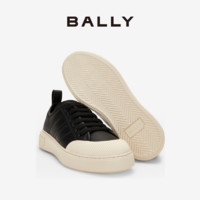 BALLY/巴利2023男士黑白皮革运动鞋6303314